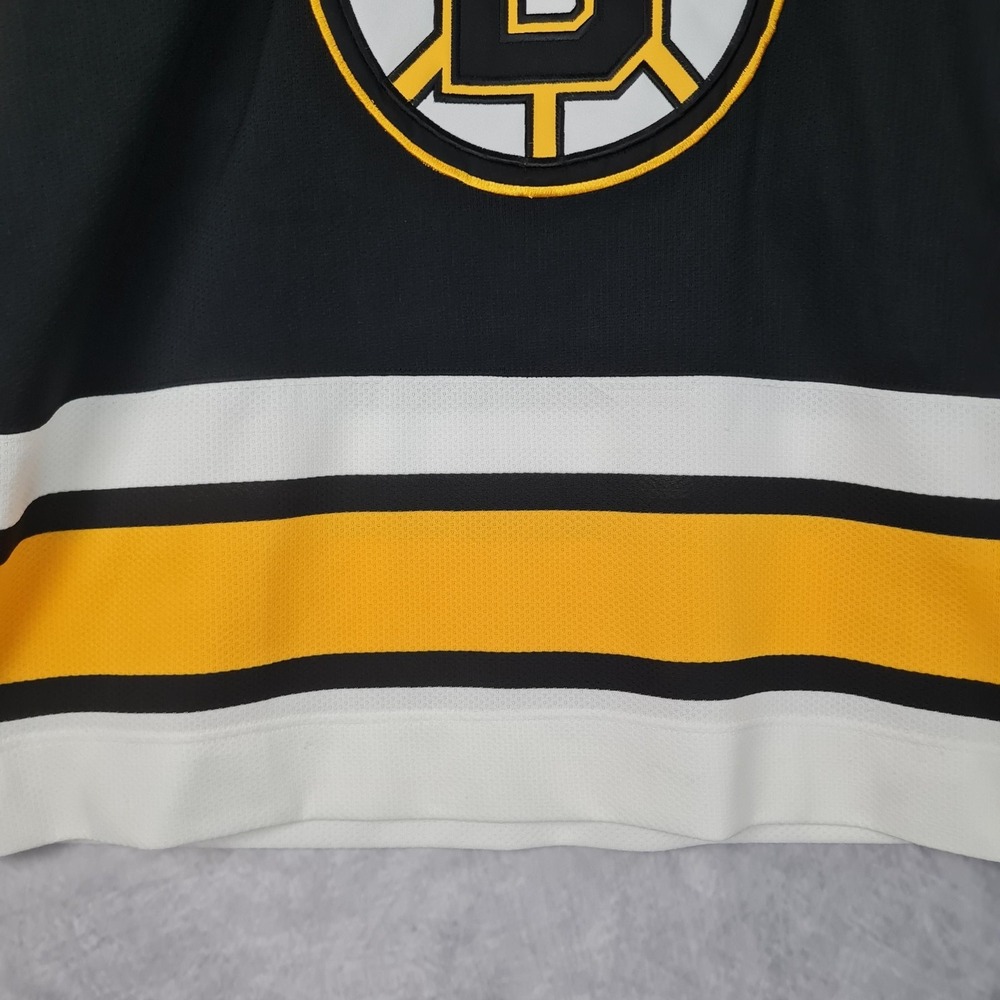 Vintage Boston Bruins Jersey Mens Large Black NHL Hockey Starter Alternate Bear - Picture 4 of 16
